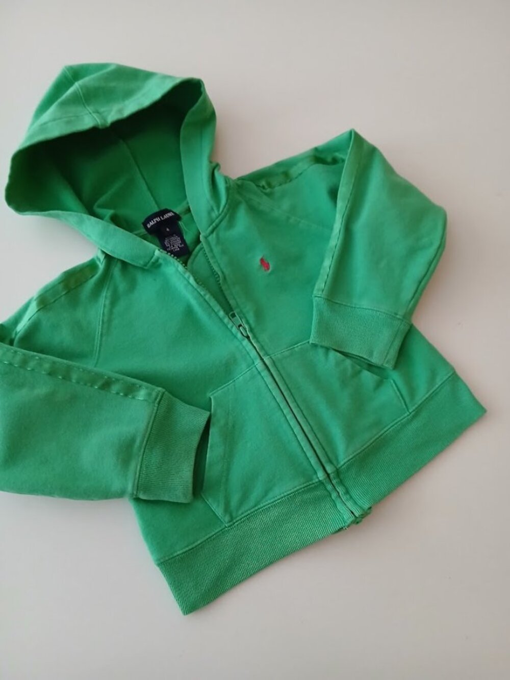 Ralph Lauren Spring Green Kids Hoody size 4